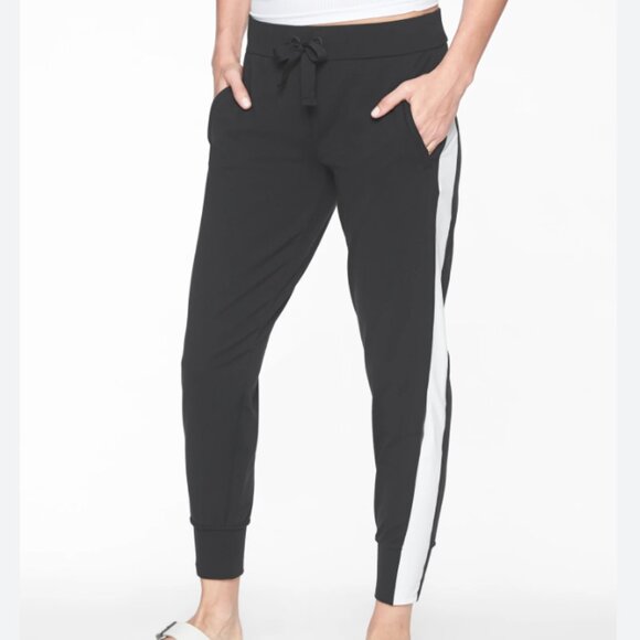 NWOT Athleta High Waisted Metro Track Jogger Pants - Picture 2 of 13
